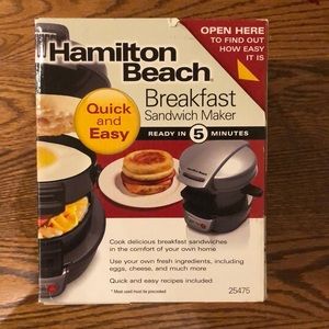 Breakfast sandwich maker
